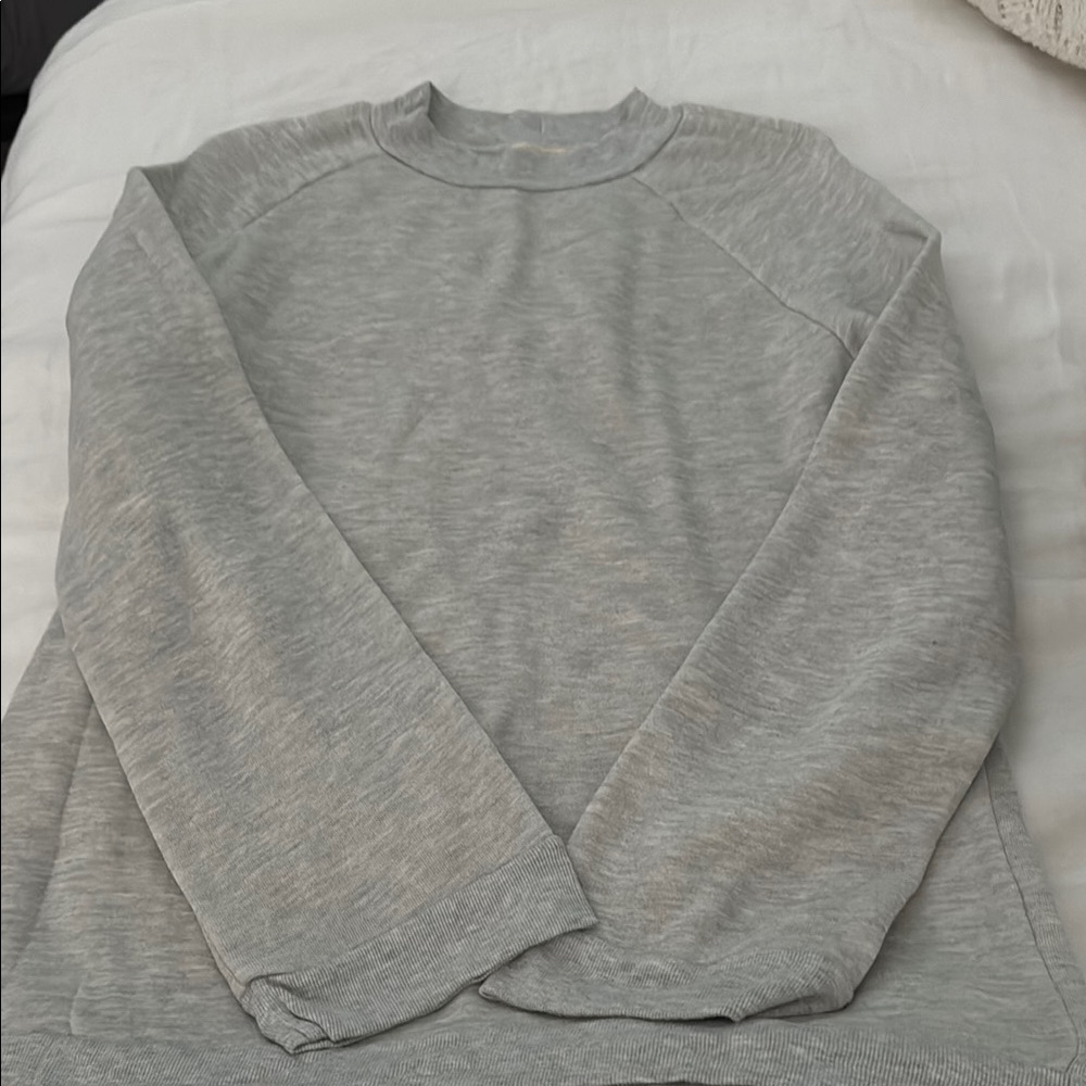 Nation LTD Women's Gray Crewneck Top